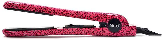 Main image of NEO Choice SpectrumPro 1" Ceramic Ionic Technology Single Pass Flat Iron - Hot Pink Leopard