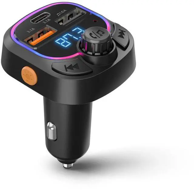 Main image of HyperGear IntelliCast Road FM Transmitter Car Charger - Black