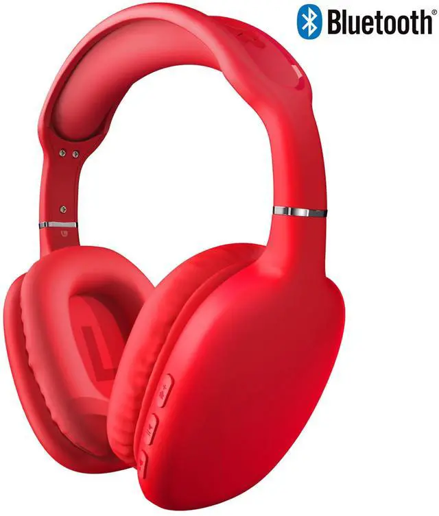 Main image of HyperGear VIBE Wireless Headphones - Red
