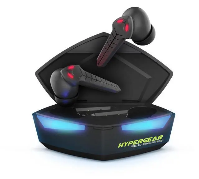 Main image of HyperGear CobraStrike True Wireless Gaming Earbuds - Black