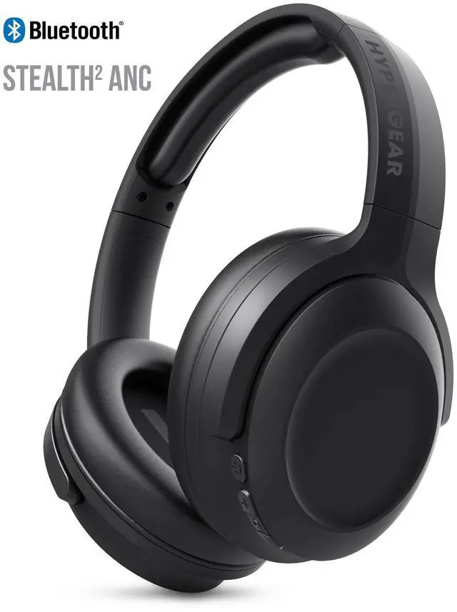 Main image of HyperGear Stealth2 ANC Wireless Headphones - Black