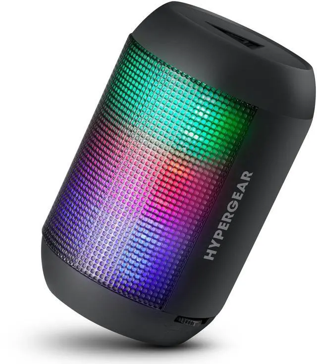 Main image of HyperGear Rave Mini Wireless LED Speaker - Black