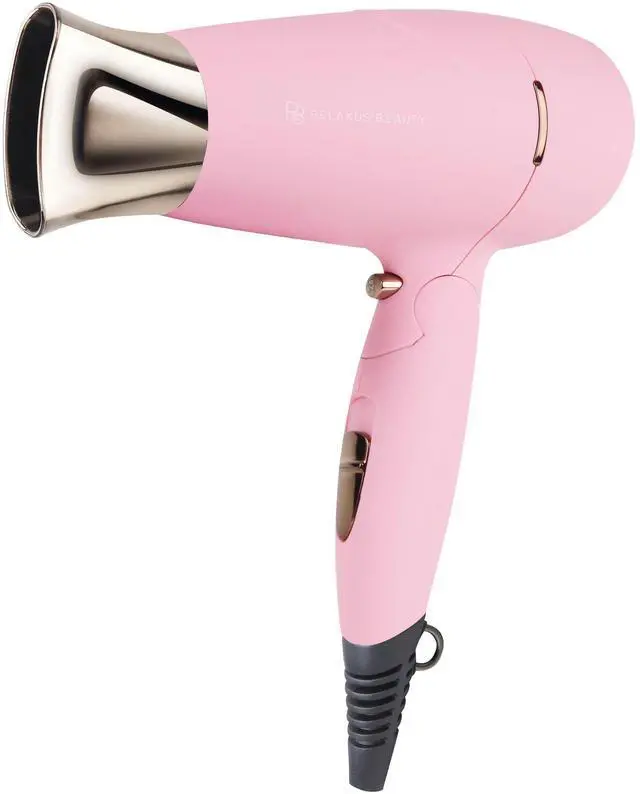 Main image of Relaxus Beauty Dry2Go 1875W Ultra Light Dual Voltage Travel Blow Dryer - Pink Blush