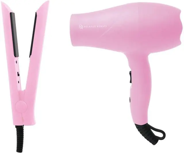 Main image of Relaxus Beauty Mini Salon Pro Hairstyling Duo - Pink