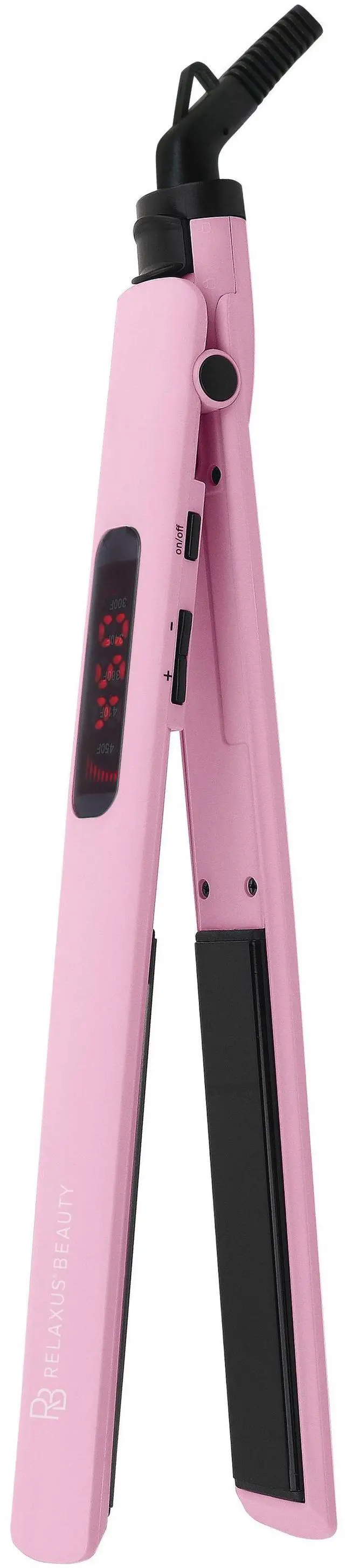 Main image of Relaxus Beauty Straighten Out Ultra Slim 1" Digital Ceramic Hair Straightener - Pink Blush