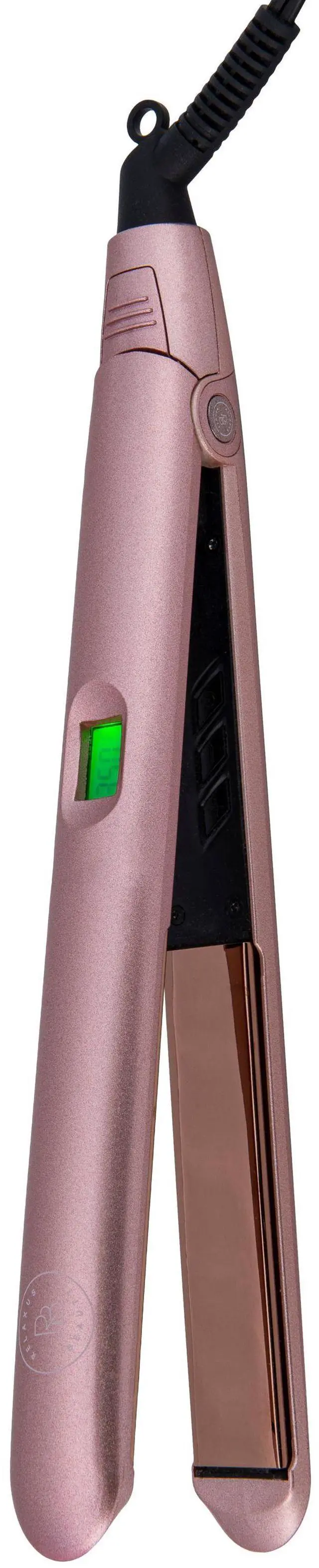 Main image of Relaxus Beauty 1" Rose Gold Digital Titanium Plates Hair Straightener - Rose Gold