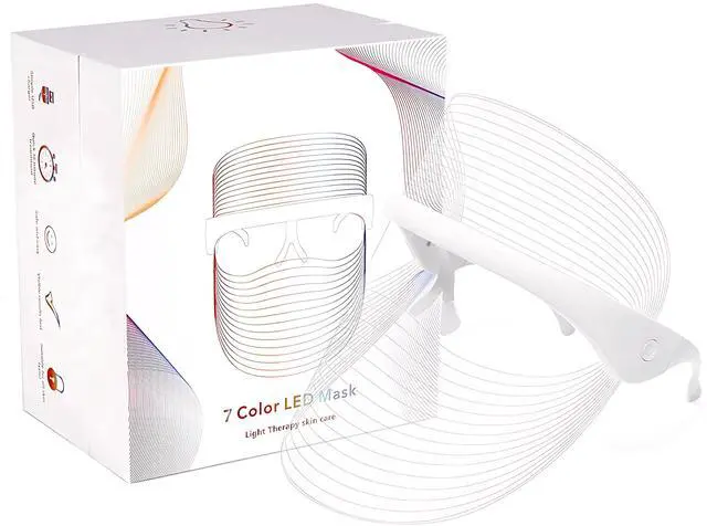 Main image of VYSN LumiMask 7 Color Radiance Portable Multi-Function LED Facial Beauty Mask - White