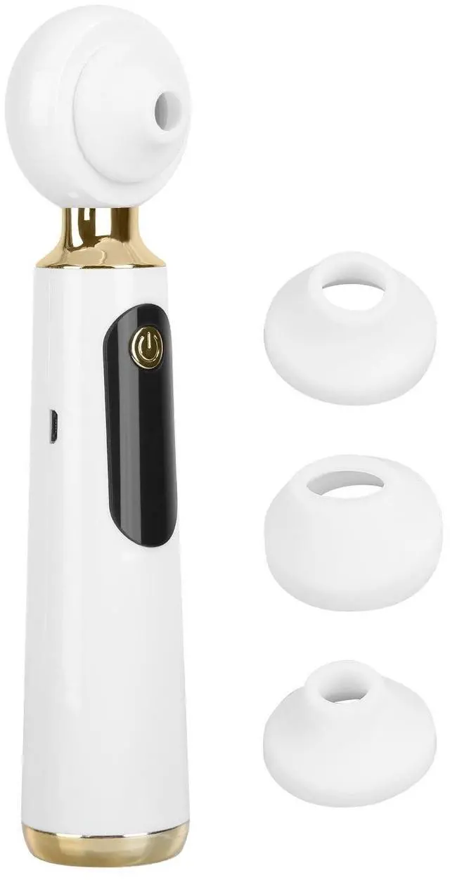 Main image of VYSN Electric Digital Blackhead Remover- Acne & Comedone Extractor, Pore Cleaner, Pimple Suction Tool - White