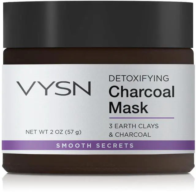 Main image of VYSN Detoxifying Charcoal Mask - 3 Earth Clays & Charcoal - No Color