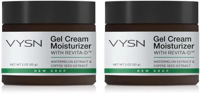 Main image of Vista Gel Cream Moisturizer with ReVita-D - Watermelon Extract & Coffee Seed Extract - 2-Pack - No Color