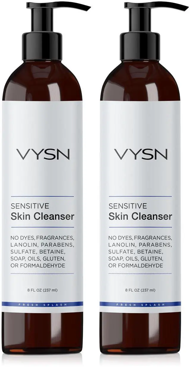 Main image of Vista Sensitive Skin Cleanser - Gentle & Soothing Cleanser - 2-Pack - No Color