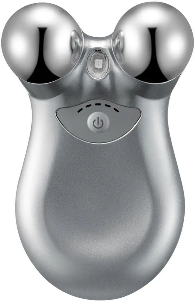 Main image of Vista Rechargeable Micro-Current Face and Neck Roller - Intelligent 5-Gear Facial Massager for Skin Tightening, Lifting, and Wrinkle Reduction - Gray
