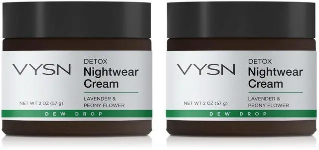 Main image of Vista Detox Nightwear Cream - Lavender & Peony Flower - 2-Pack - No Color