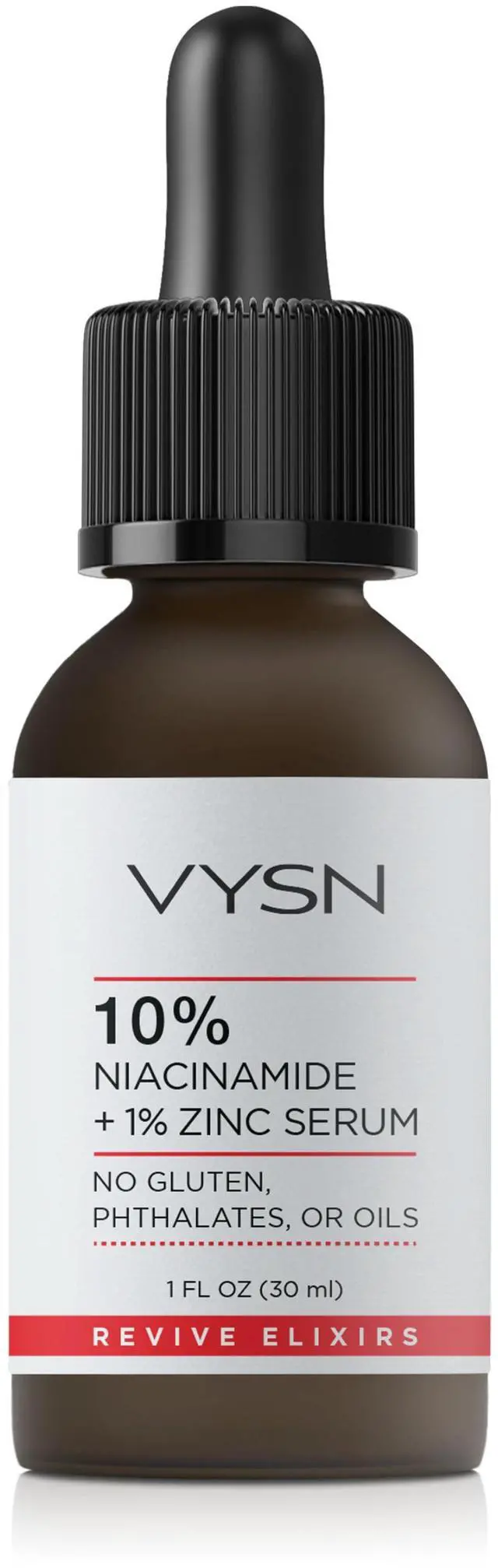 Main image of Vista 10% Niacinamide + 1% Zinc Serum - No Gluten, Phthalates, or Oils - No Color
