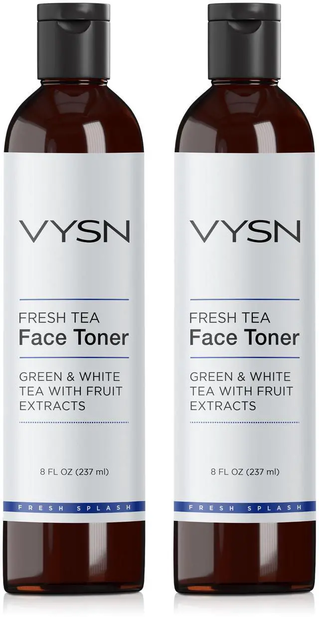 Main image of Vista Fresh Tea Face Toner - Green & White Tea with Fruit Extracts - 2-Pack - No Color