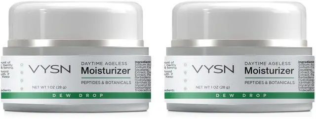 Main image of Vista Daytime Ageless Moisturizer - Peptides & Botanicals - 2-Pack - No Color