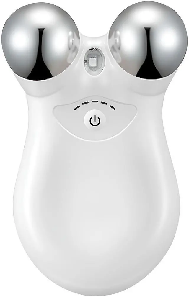 Main image of Vista Rechargeable Micro-Current Face and Neck Roller - Intelligent 5-Gear Facial Massager for Skin Tightening, Lifting, and Wrinkle Reduction - White