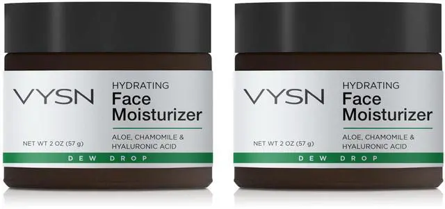 Main image of Vista Hydrating Face Moisturizer - Aloe, Chamomile & Hyaluronic Acid - 2-Pack - No Color
