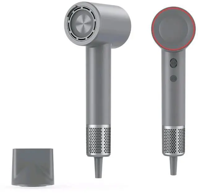 Main image of VYSN High-Speed Hair Dryer Negative Ionic 110,000 RPM Four Temperatures - Gray