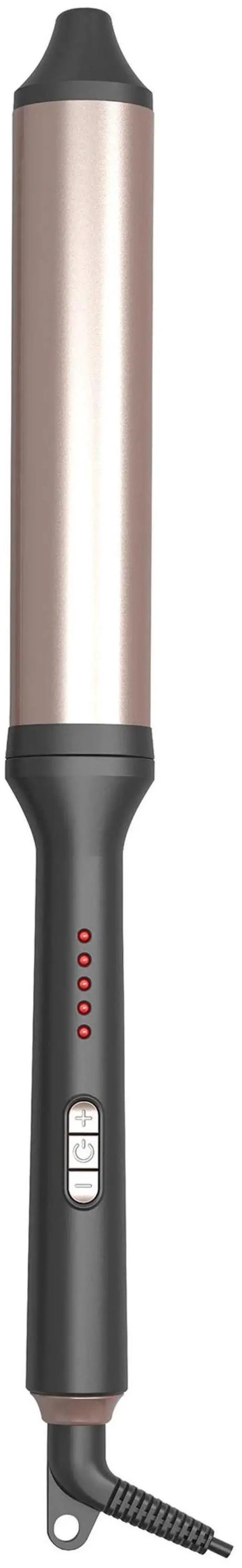 Main image of VYSN Savvy 1.25" Oval Wave Curling Wand with Adjustable Temperature Control - Rose Gold