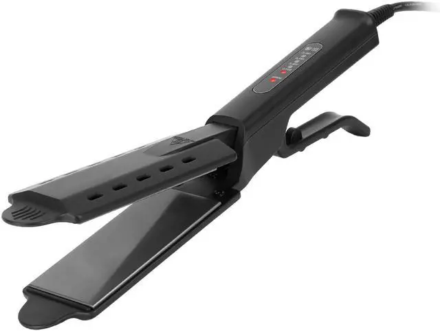 Main image of VYSN Electric Hair Straightener 4 Temperature Scissor Ceramic Flat Iron Wet Dry Use Bangs Splint Glider Hair Clip Straightener - Black