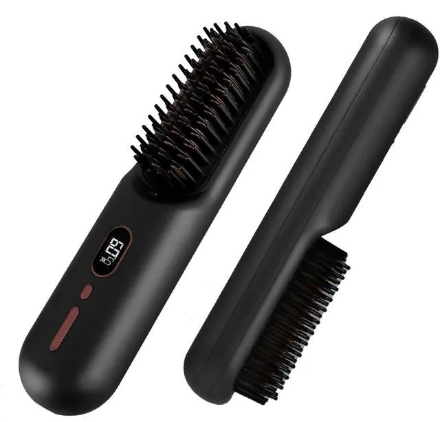 Main image of VYSN Cordless Ionic Hair Straightener: Mini, Rechargeable, 12 Heat Levels, Anti-Scald - Black