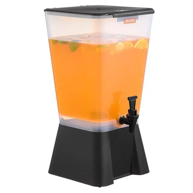 Alt view image 8 of 8 - Beverage Dispenser, 5 Gallon Drink Dispenser for Parties, Plastic Juice Dispensers with No-Drip Spigot, Iced Tea Lemonade Juice Water Dispensers, for Restaurants, Hotels, Parties