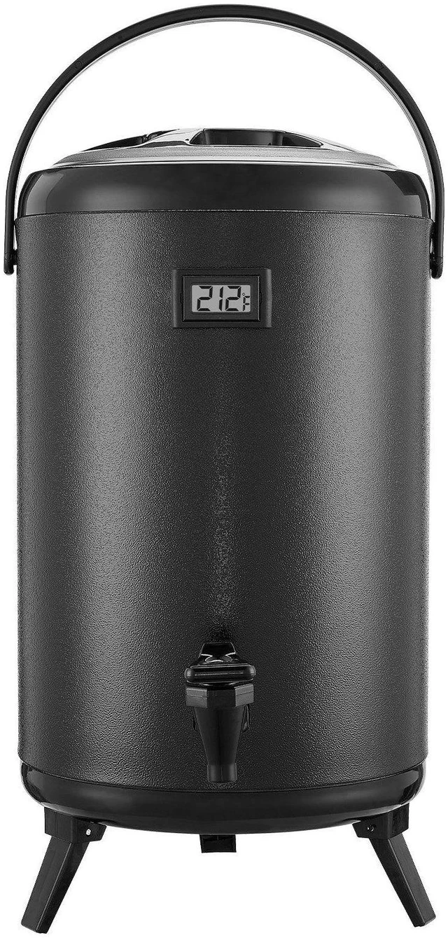 Alt view image 9 of 9 - VEVOR 3.2 Gal Insulated Beverage Dispenser for Hot & Cold Drinks Stainless Steel