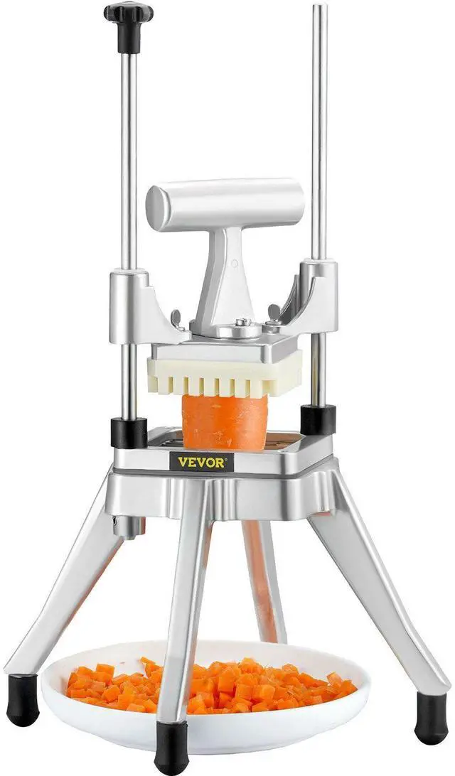 Alt view image 15 of 15 - Commercial Vegetable Fruit Chopper 1/4" Blade Heavy Duty Professional Food Dicer Kattex French Fry Cutter Onion Slicer Stainless Steel for Tomato Peppers Potato Mushroom