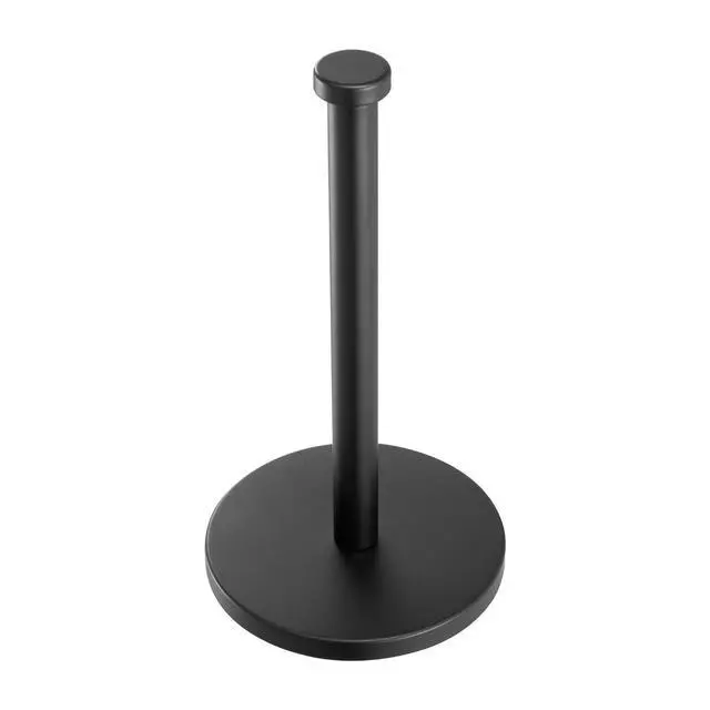 Alt view image 15 of 15 - Paper Towel Holder Countertop, Stainless Steel Kitchen Paper Towel Stand with Weighted Base and Suction Cups, Non-slip Countertop Kitchen Paper Roll Holders for Kitchen Bathroom