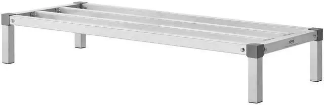 Alt view image 8 of 8 - Aluminum Dunnage Rack, 48 x 20 Commercial Food Floor Rack, 8 Off the Floor, 1000 lbs Capacity All-Welded Aluminum Storage Rack, for Storage in Restaurants, Kitchens, Garages and Vehicles