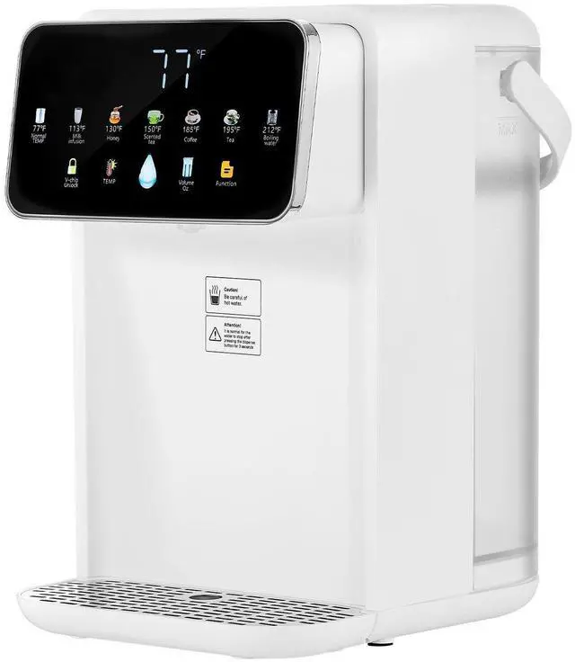 Alt view image 9 of 9 - VEVOR Countertop Instant Hot Water Dispenser with 7 Temps 7 Volumes 118oz Tank