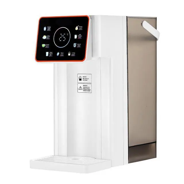 Alt view image 9 of 9 - VEVOR Countertop Instant Hot Water Dispenser with 6 Temps 7 Volumes 101oz Tank