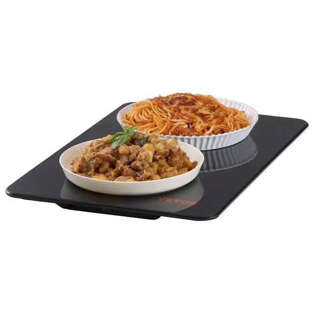 Alt view image 15 of 15 - VEVOR Electric Warming Tray, 16.5" x 11" Portable Tempered Glass Heating Tray, Perfect for Dinner, Catering, House, Parties, Events, Entertaining and Holiday, Black