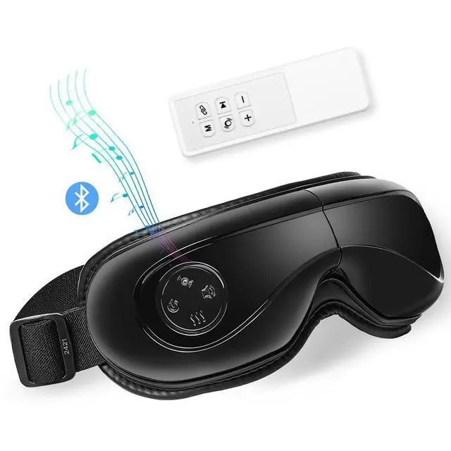 Alt view image 8 of 8 - VEVOR Eye Massager with Heat & Remote Eye Care Device 5 Modes Bluetooth Music
