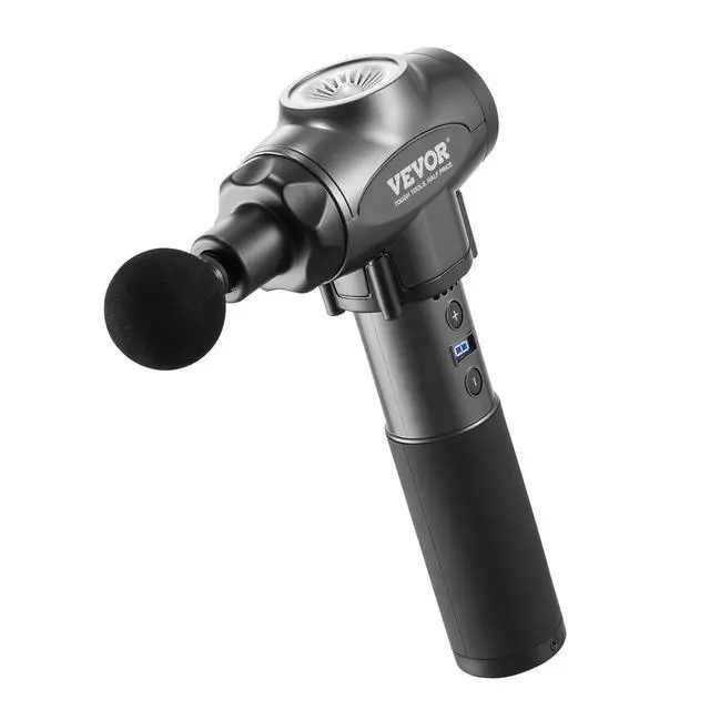 Alt view image 8 of 8 - VEVOR Massage Gun Deep Tissue with 9 Speed Levels & 6 Massage Heads, 24V 2500mAh Batteries, Percussion Muscle Massager for Athletes, Handheld Electric Massage Gun for Pain Relief, Muscle Relaxation