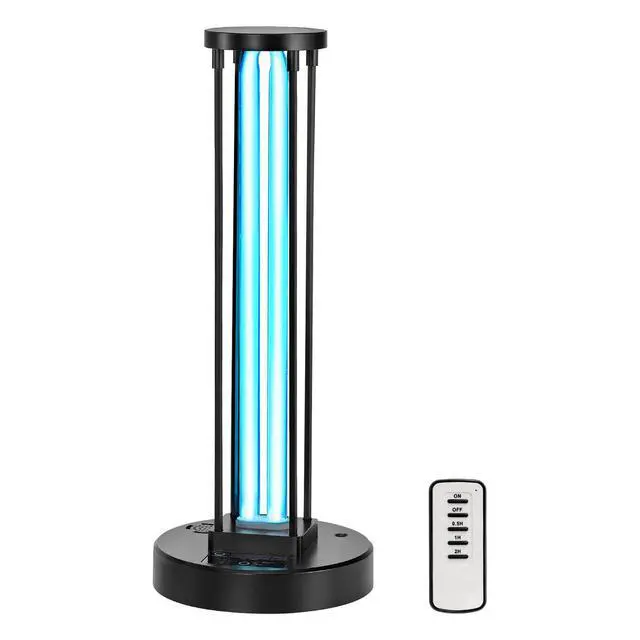 Alt view image 15 of 15 - UV Light, 36W Ultraviolet Lamp with Ozone Purifier, UVC Lamp with 30/60/120 Minutes 3-Gear Timer and Remote Control, for Room up to 400 sqft, UVO Lights for Living Room, Bedroom, Hotel, School