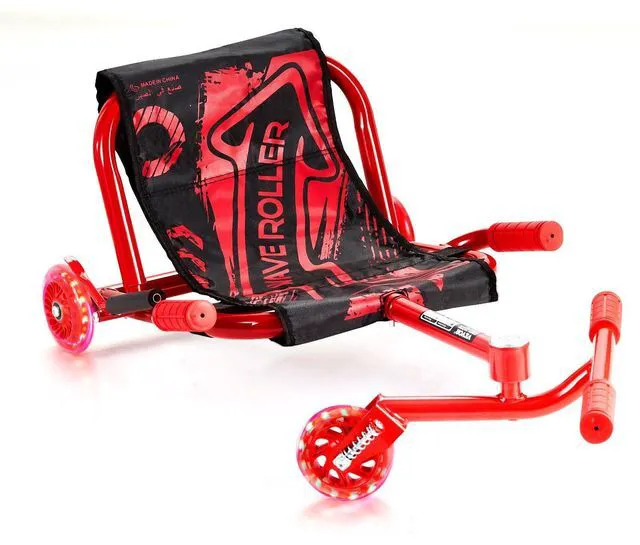 Alt view image 8 of 8 - Ride on Scooter, Load Capacity of 132 lbs, Swing Side-to-Side for Amazing Ride Powered by Zig-Zag Motion, Ride on Drifting Toy for Ages 4+, Rides on Any Hard Surface for Indoor & Outdoor, Red