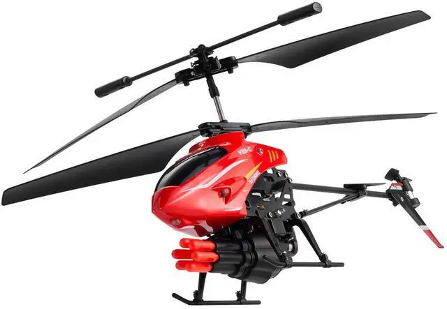 Alt view image 15 of 15 - RC Helicopter, 2.4GHz Flying Remote Control Helicopter with Shooting Mode, 3.5 Channel RC Airplane for Kid, Altitude Hold, One-Key Takeoff/Landing & LED Lights, Toys for Kids Ages 14 and up