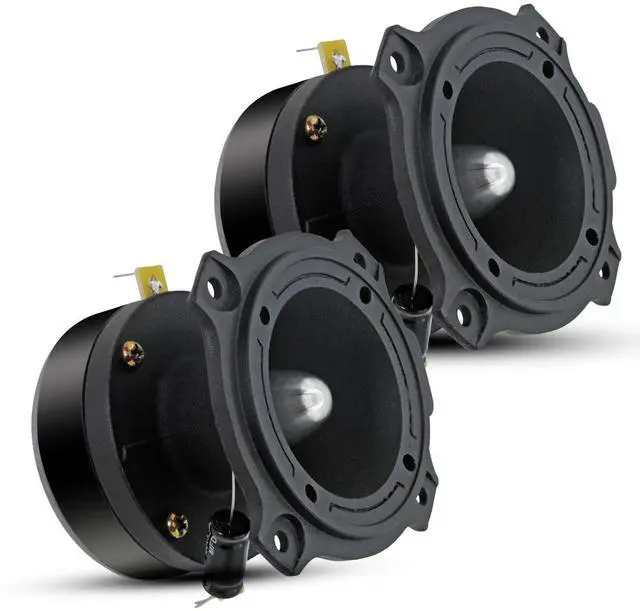 Main image of 5 Core Tweeters Speakers Car Audio Pair 600W Peak 4 Ohm 3.5 Inch Aluminum Super Bullet Tweeters TW BLT 180 Black