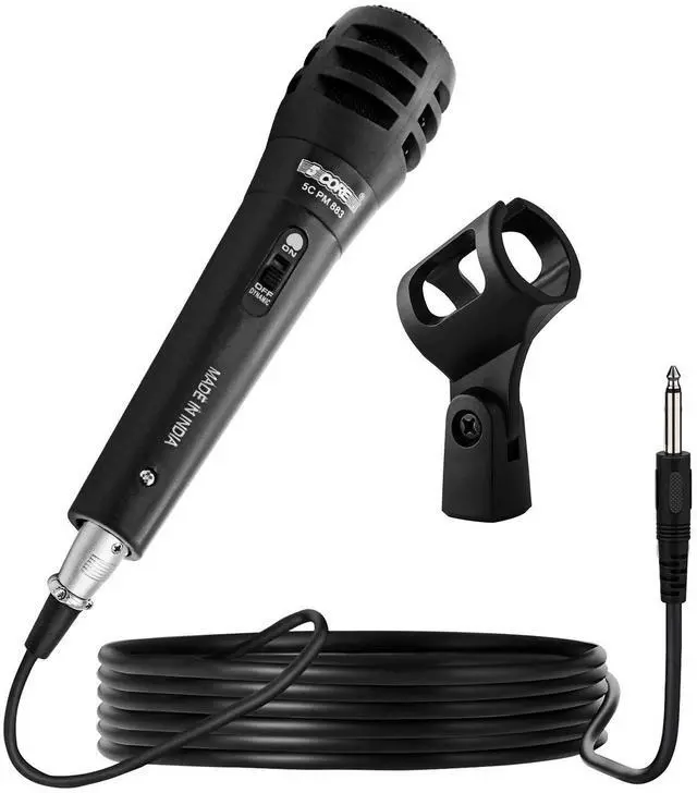 Main image of 5 Core DM 9RND Professional 9-Piece Drum Microphone Kit, XLR Wired Dynamic Mics for Tom, Snare & Kick, Studio & Live Performance, Blue
