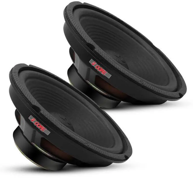 Main image of 5 Core 8 Inch Subwoofer Speaker 1000W Combined Peak 4 Ohm Replacement Car Bass Subwoofer - Black