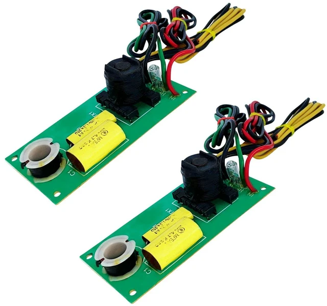 Main image of 5 Core Professional 2 Way Passive Crossover Network High Power & Low Resistance Air Core Coils Premium Quality Metalised Polyester Capacitor Ptc for HF Protection- NW 04 - Multi