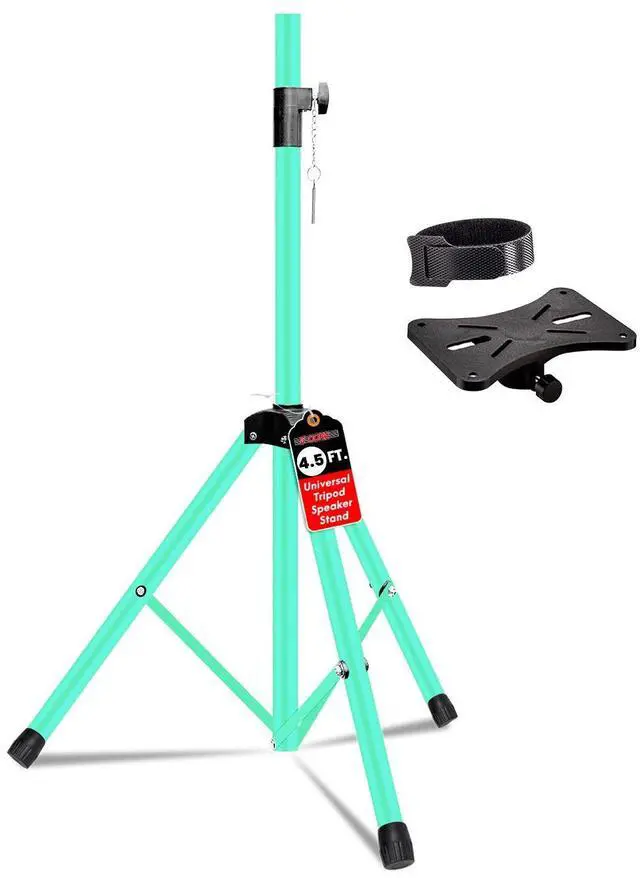 Main image of 5 Core Speaker Stand Adjustable 31 to 54" PA DJ Tripod Stands Heavy Duty with 35mm Insert 132 Lbs - Green