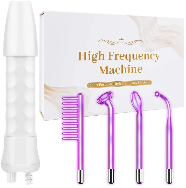 Main image of Tesco High Frequency Wand 'C Violet Portable Skin Therapy Machine for Anti-Aging - Skin Tightening - Wrinkle Reducing - Dark Circles - 4 in 1
