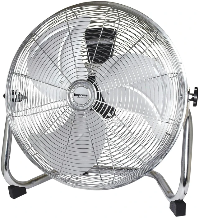 Main image of Better Chef 18-Inch High Velocity Floor Fan Chrome Finish - Chrome