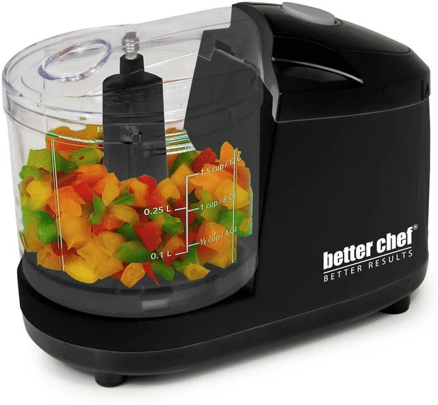 Main image of Better Chef 1.5-Cup Mini-Chopper - Black