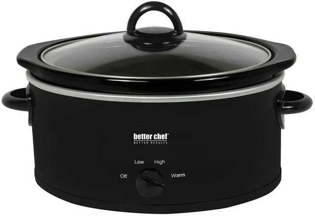 Main image of Better Chef 3-Quart Round Slow Cooker - Black