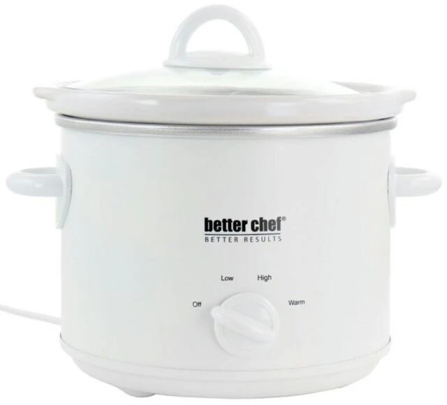 Main image of Better Chef 3-Quart Round Slow Cooker - White