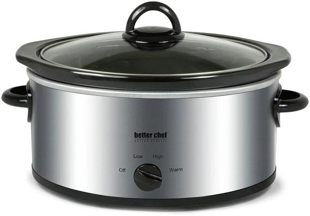 Main image of Better Chef 3-Quart Oval Slow Cooker - Black